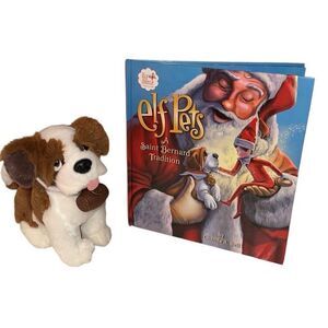 The Elf on the Shelf: A Saint Bernard Tradition with Saint Bernard Plush & Book
